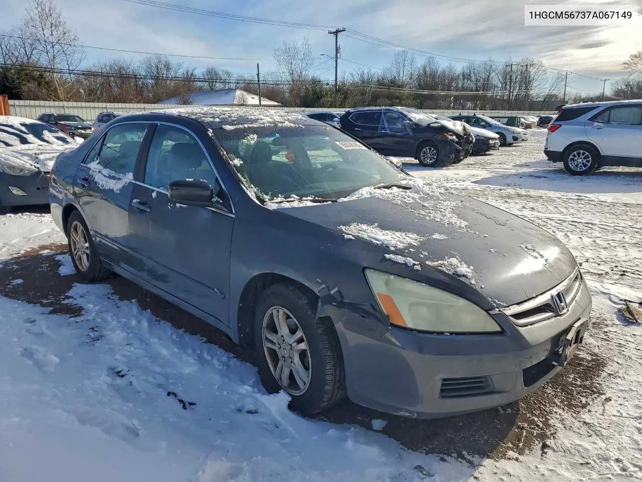 1HGCM56737A067149 2007 Honda Accord Ex