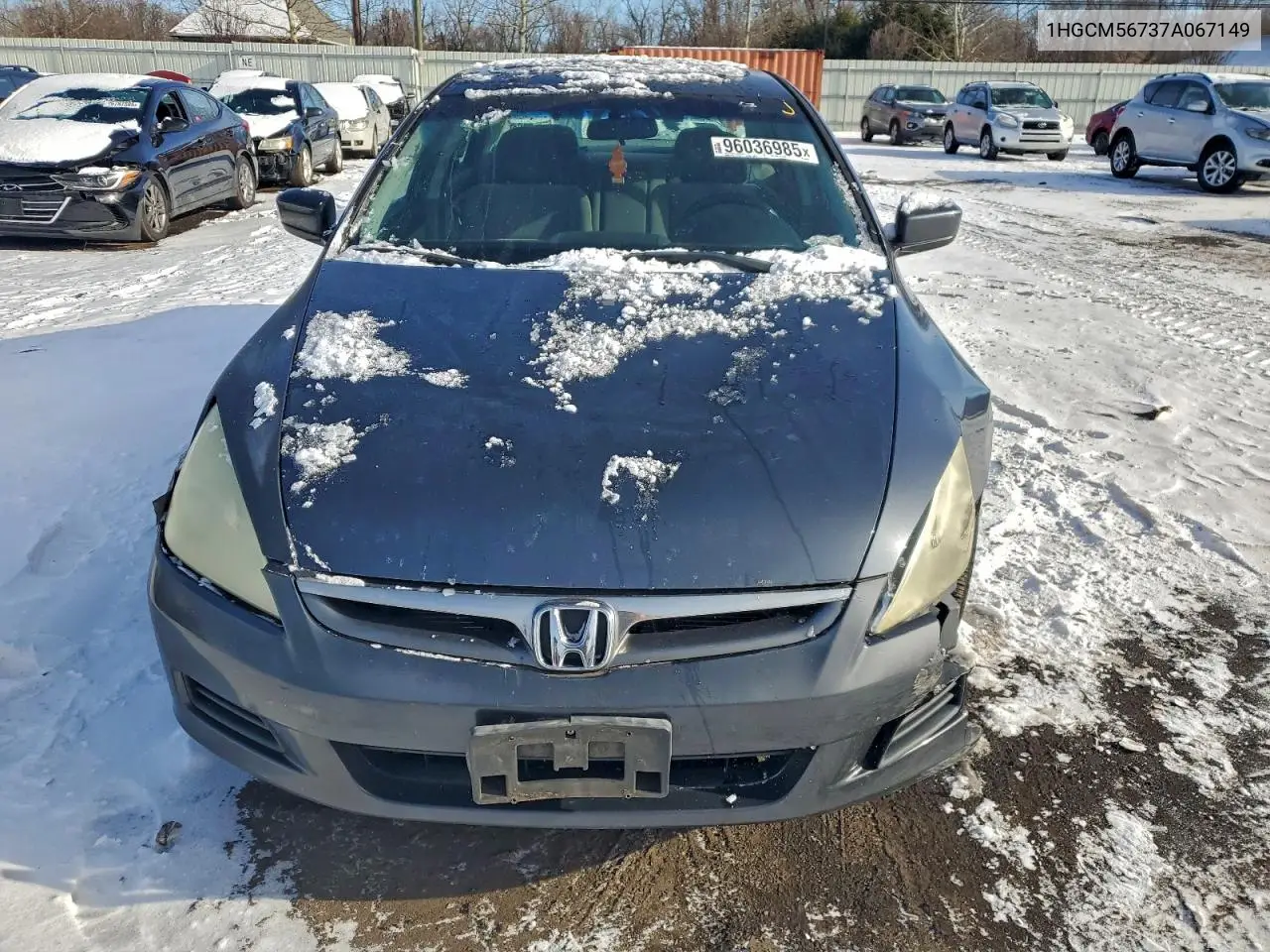 1HGCM56737A067149 2007 Honda Accord Ex