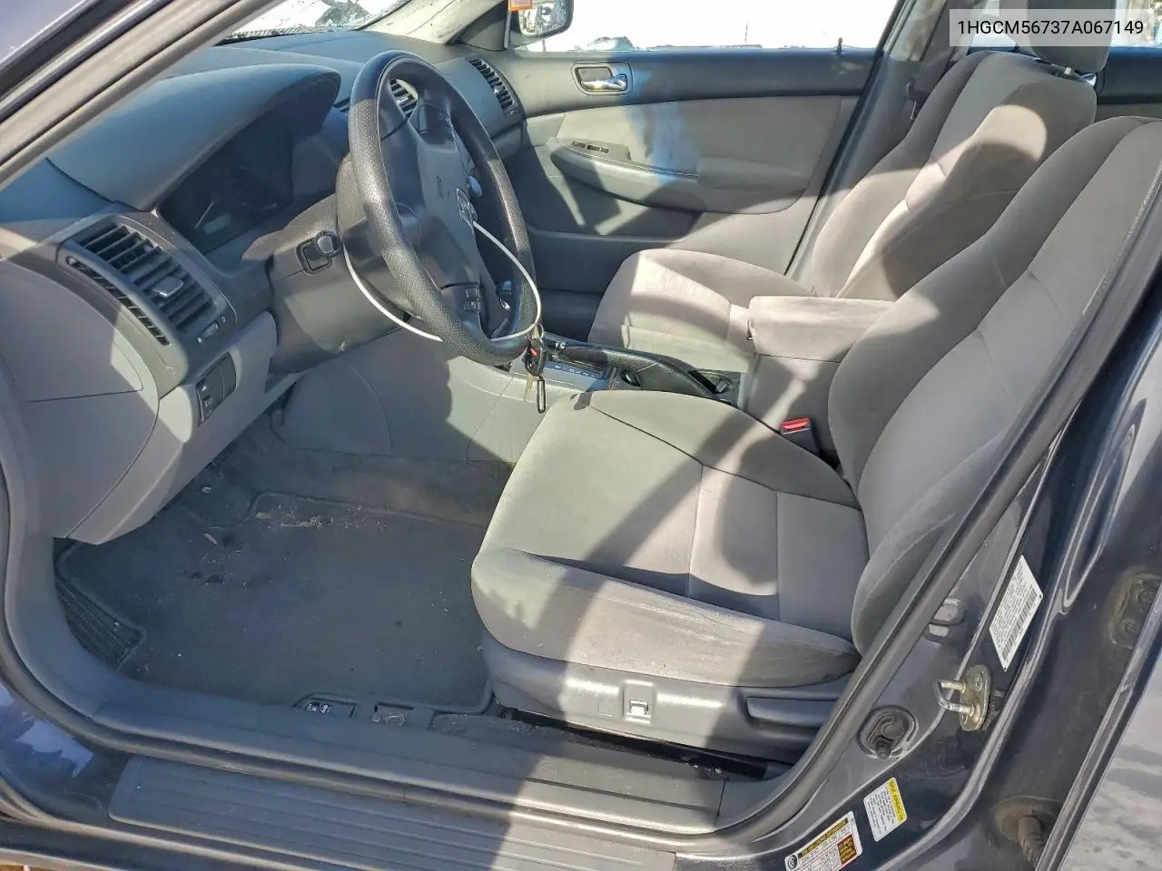 1HGCM56737A067149 2007 Honda Accord Ex