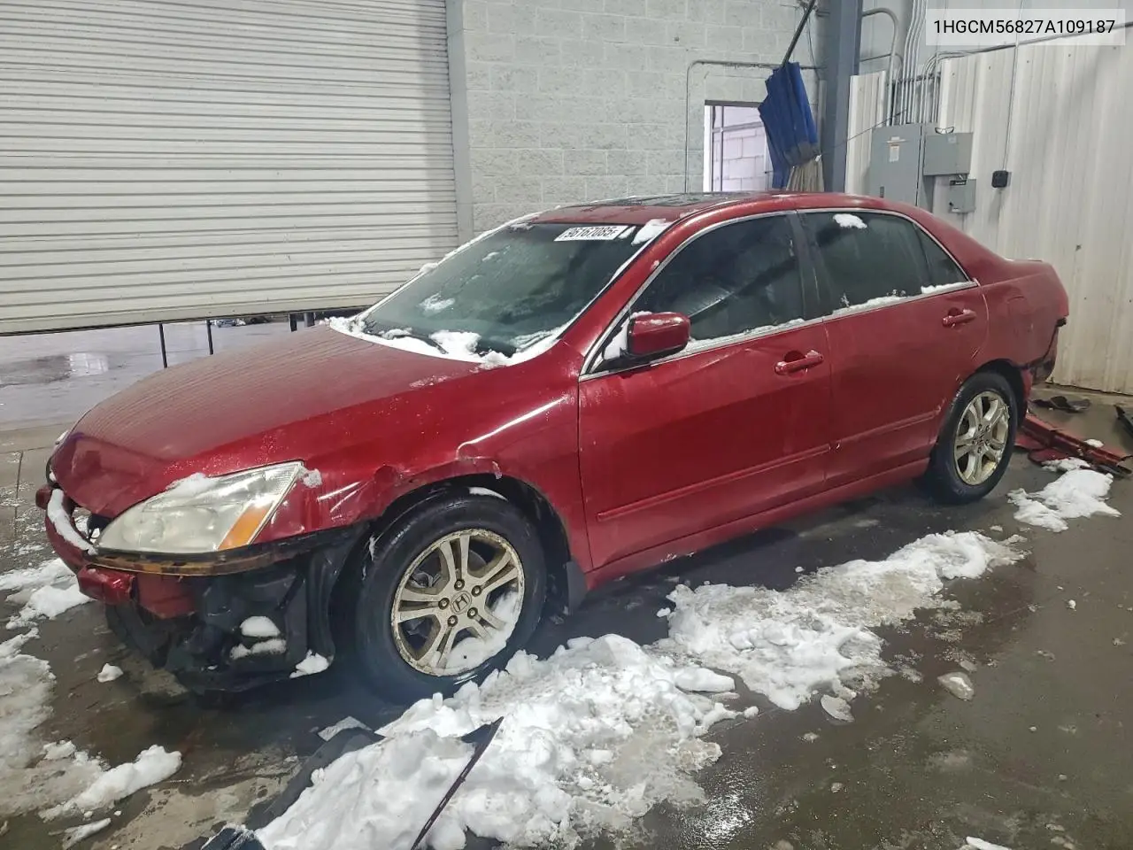 1HGCM56827A109187 2007 Honda Accord Ex