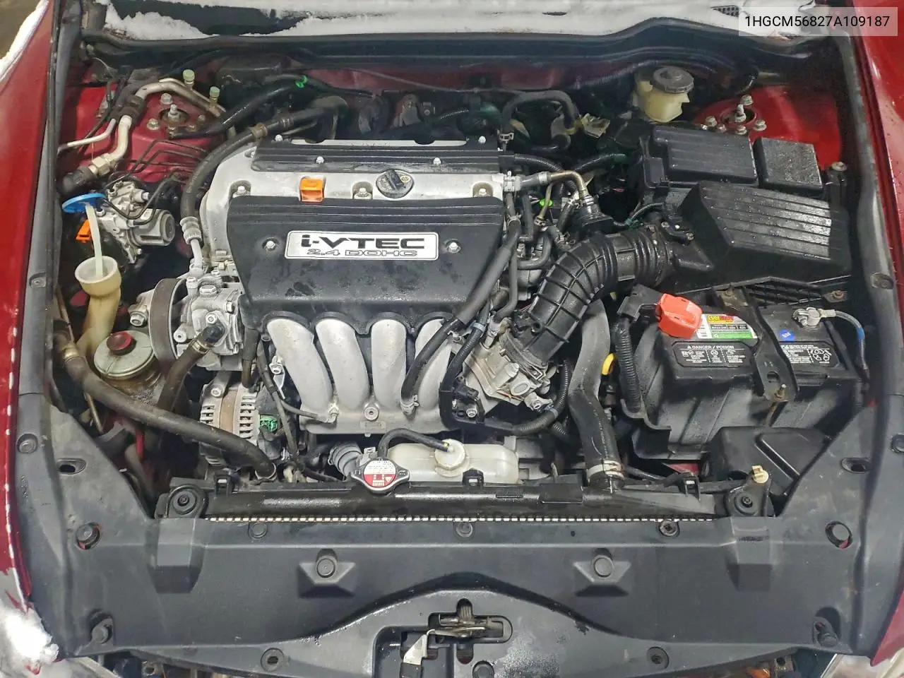 1HGCM56827A109187 2007 Honda Accord Ex
