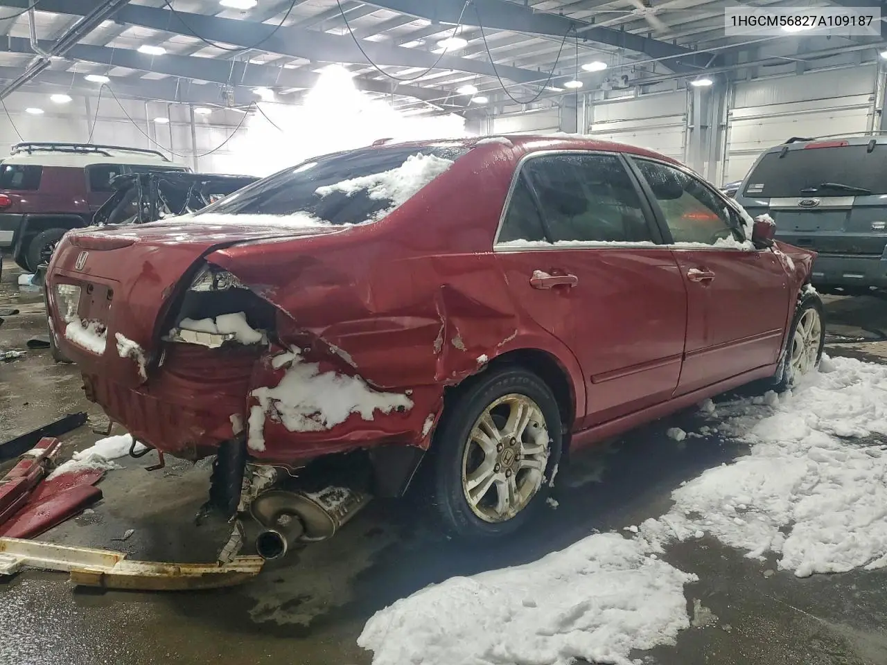 1HGCM56827A109187 2007 Honda Accord Ex