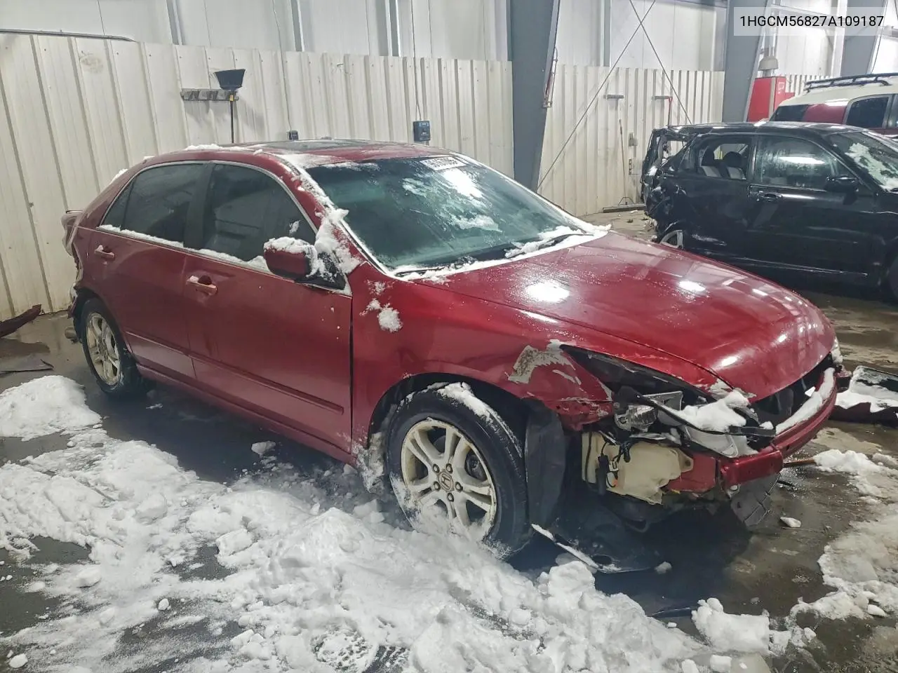 1HGCM56827A109187 2007 Honda Accord Ex