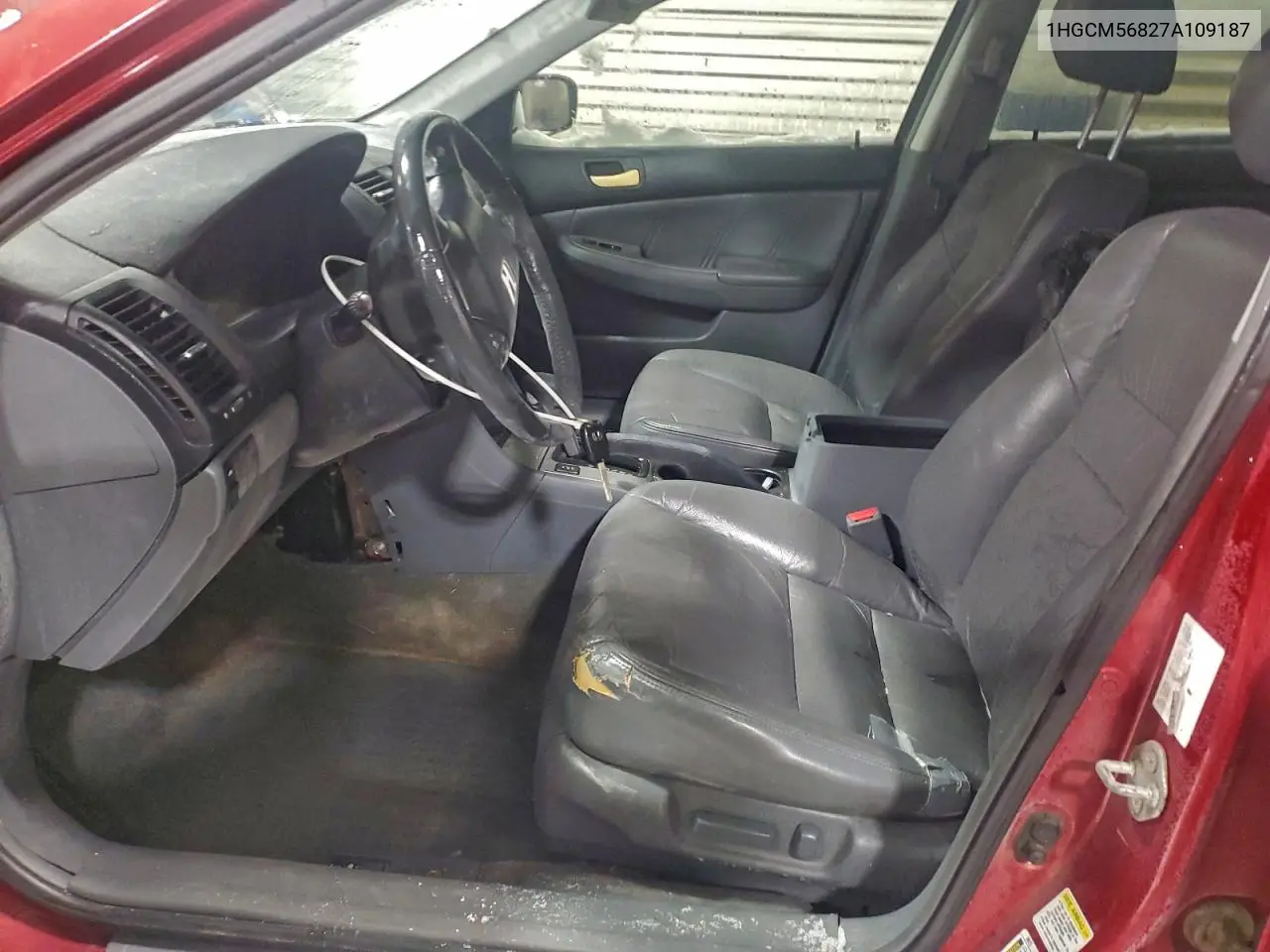 1HGCM56827A109187 2007 Honda Accord Ex