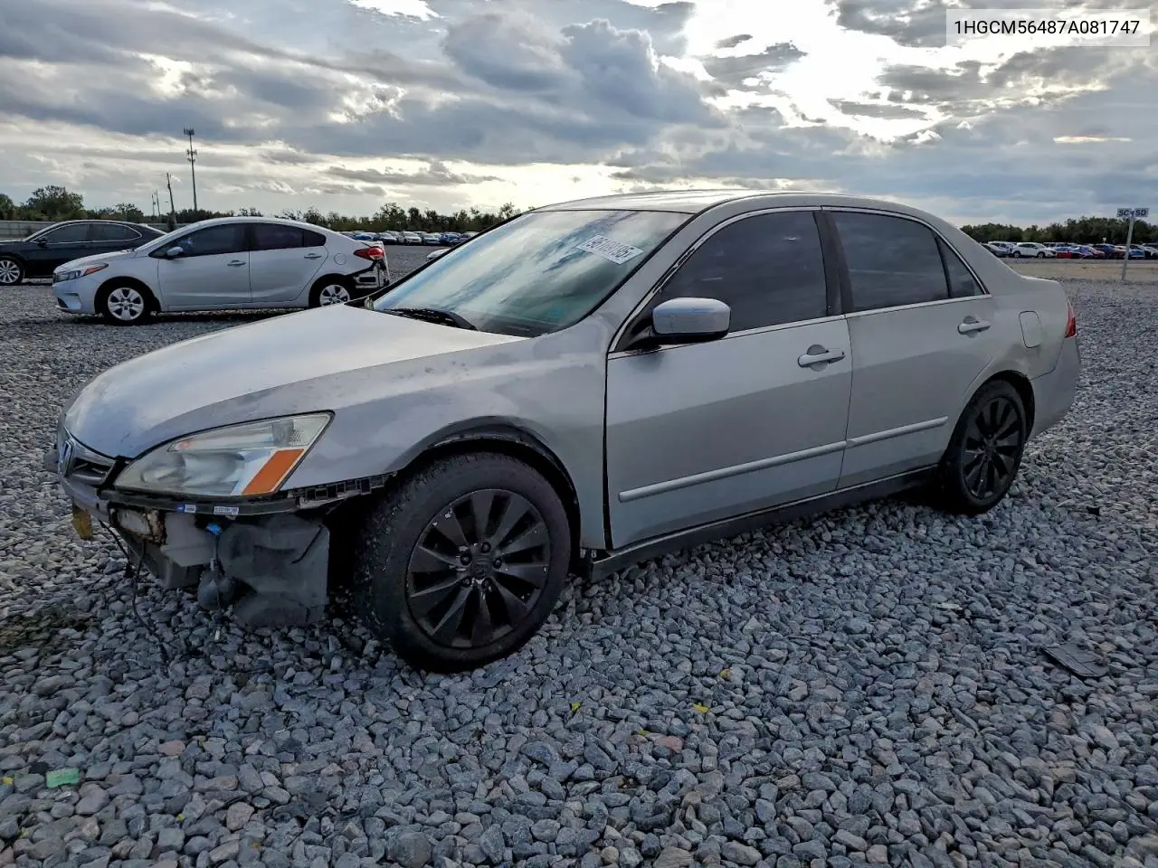 1HGCM56487A081747 2007 Honda Accord Lx