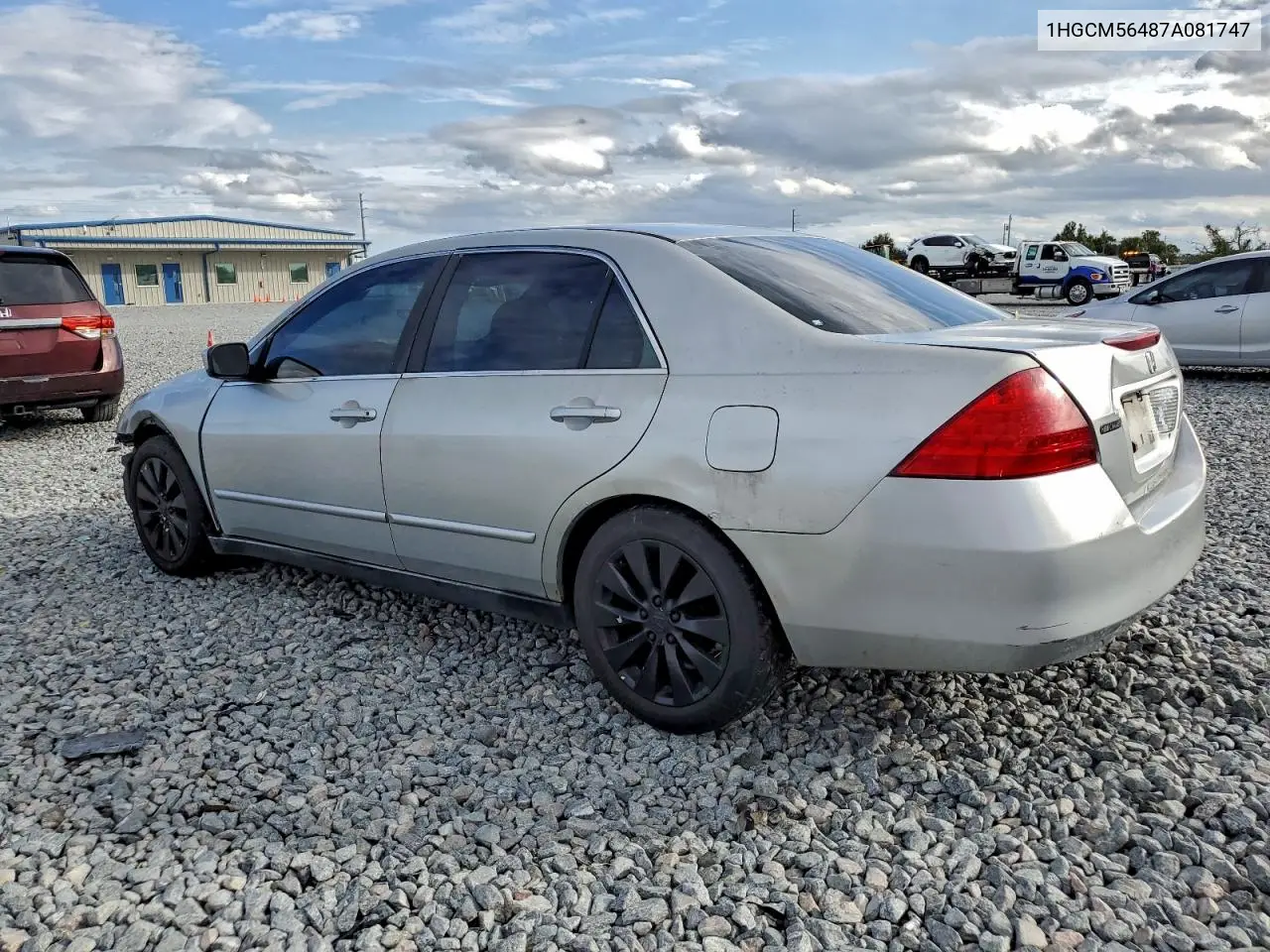 1HGCM56487A081747 2007 Honda Accord Lx