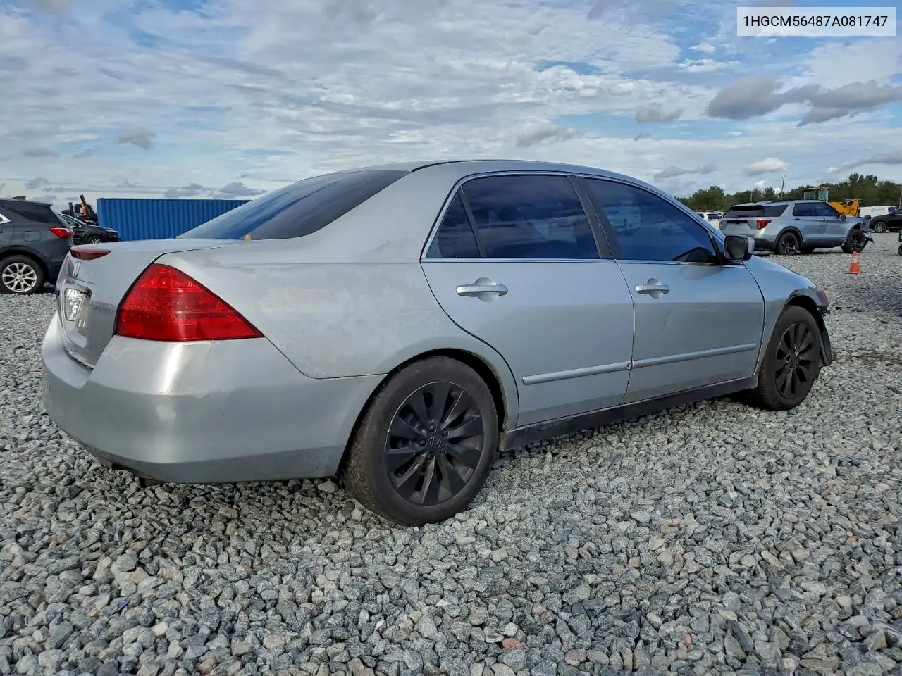 1HGCM56487A081747 2007 Honda Accord Lx