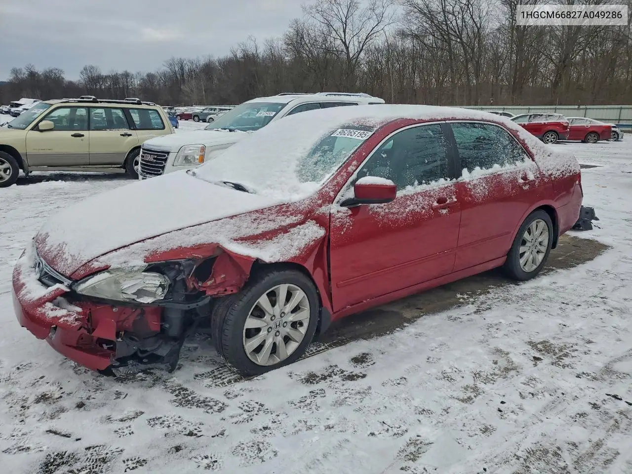 1HGCM66827A049286 2007 Honda Accord Ex