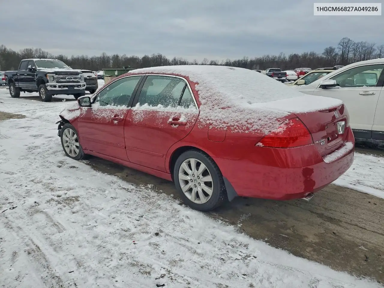 1HGCM66827A049286 2007 Honda Accord Ex