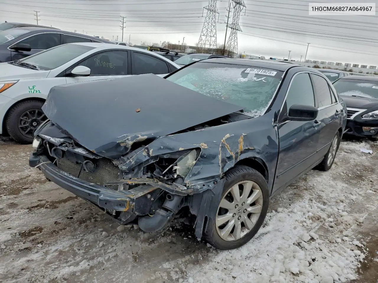 1HGCM66827A064967 2007 Honda Accord Ex