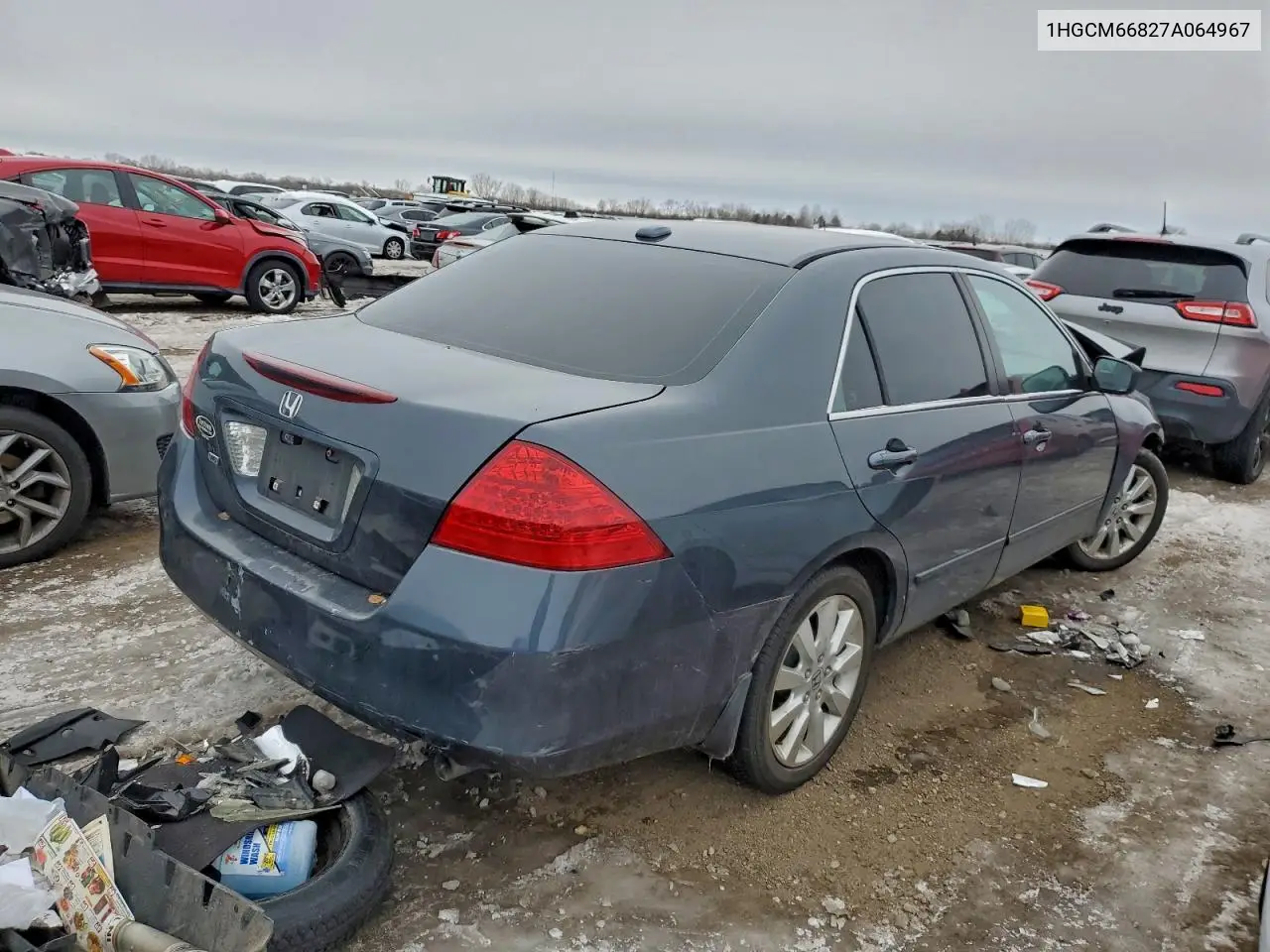 1HGCM66827A064967 2007 Honda Accord Ex