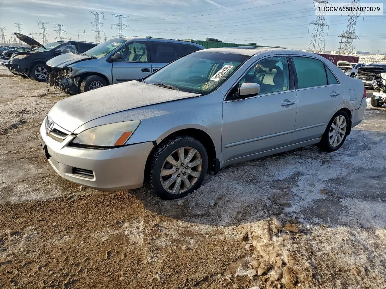 1HGCM66587A020879 2007 Honda Accord Ex
