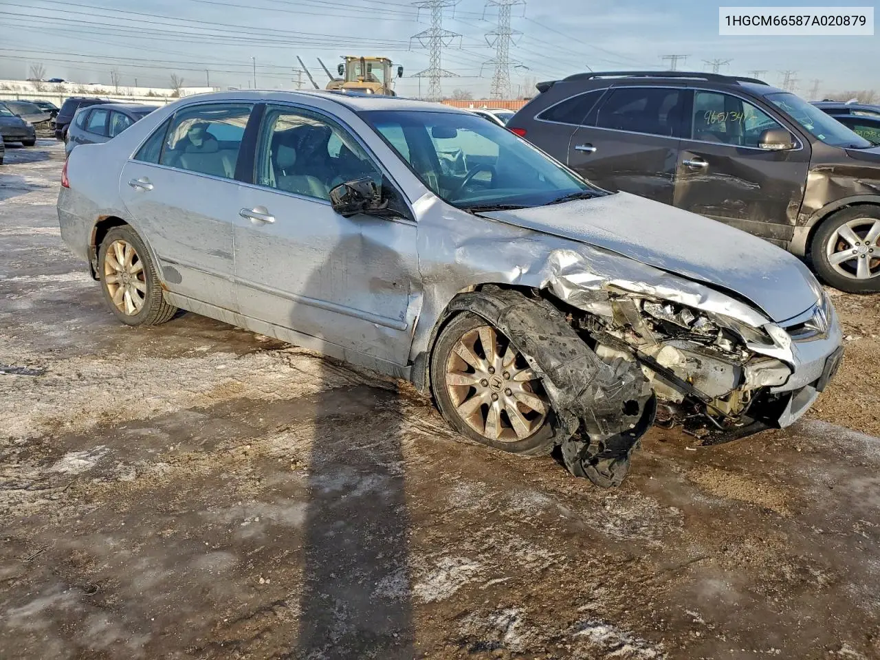 1HGCM66587A020879 2007 Honda Accord Ex