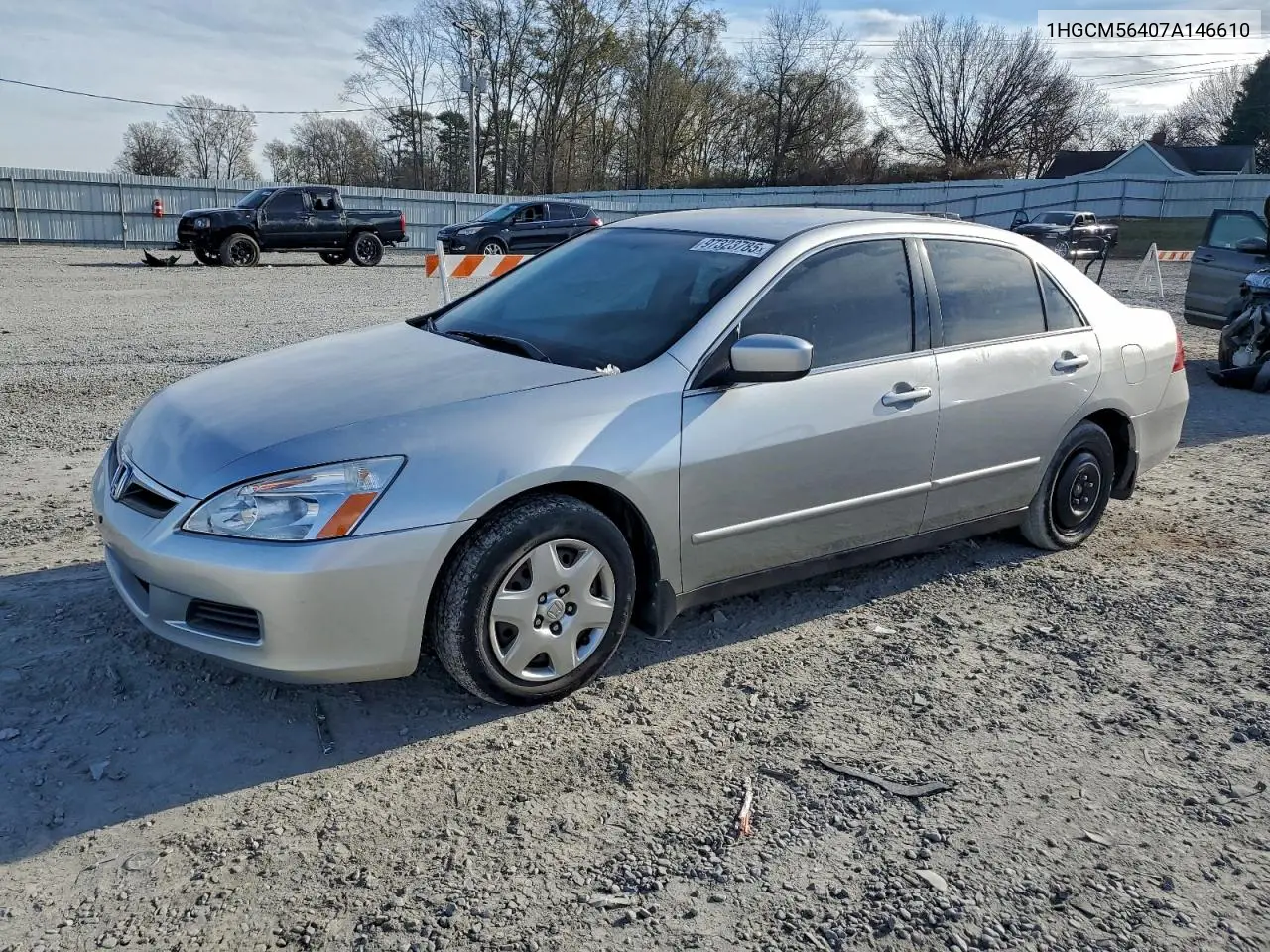 1HGCM56407A146610 2007 Honda Accord Lx