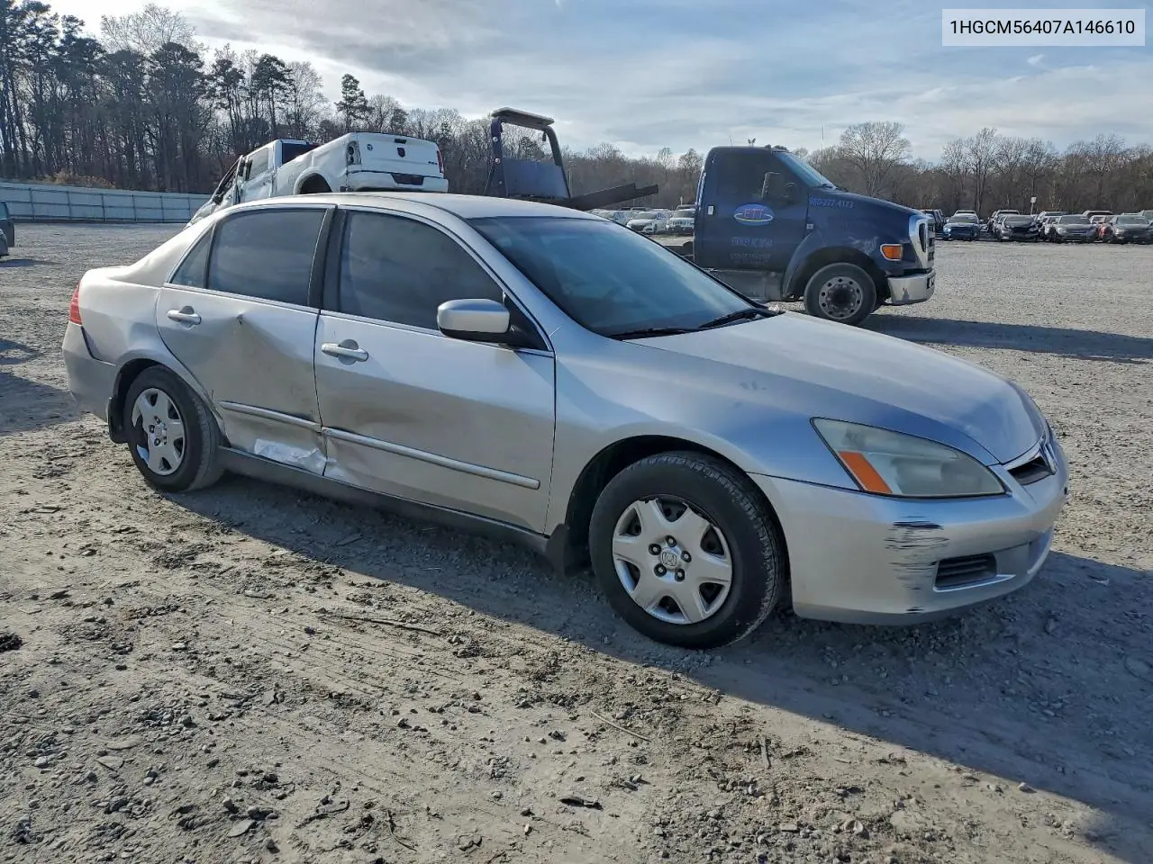 1HGCM56407A146610 2007 Honda Accord Lx