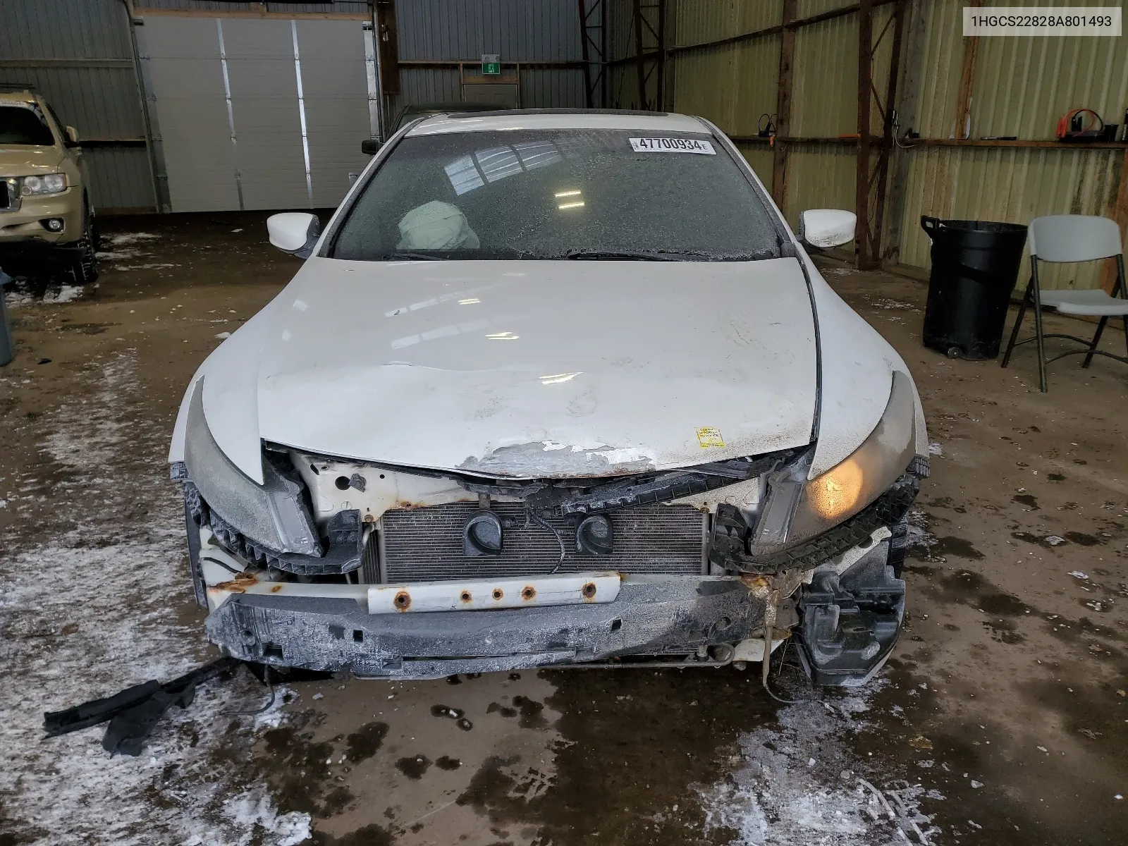 1HGCS22828A801493 2008 Honda Accord Exl