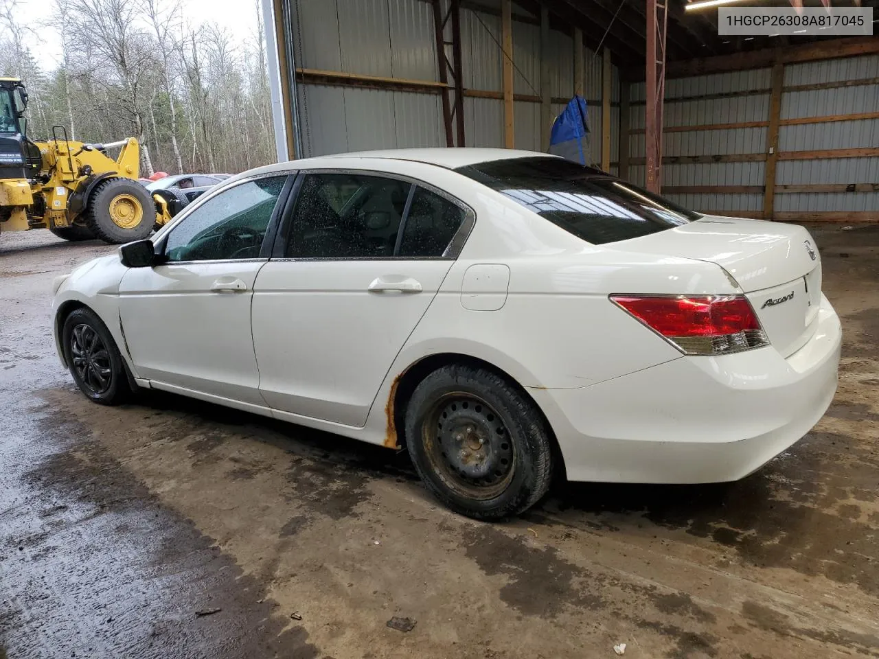 2008 Honda Accord Lx VIN: 1HGCP26308A817045 Lot: 51172824