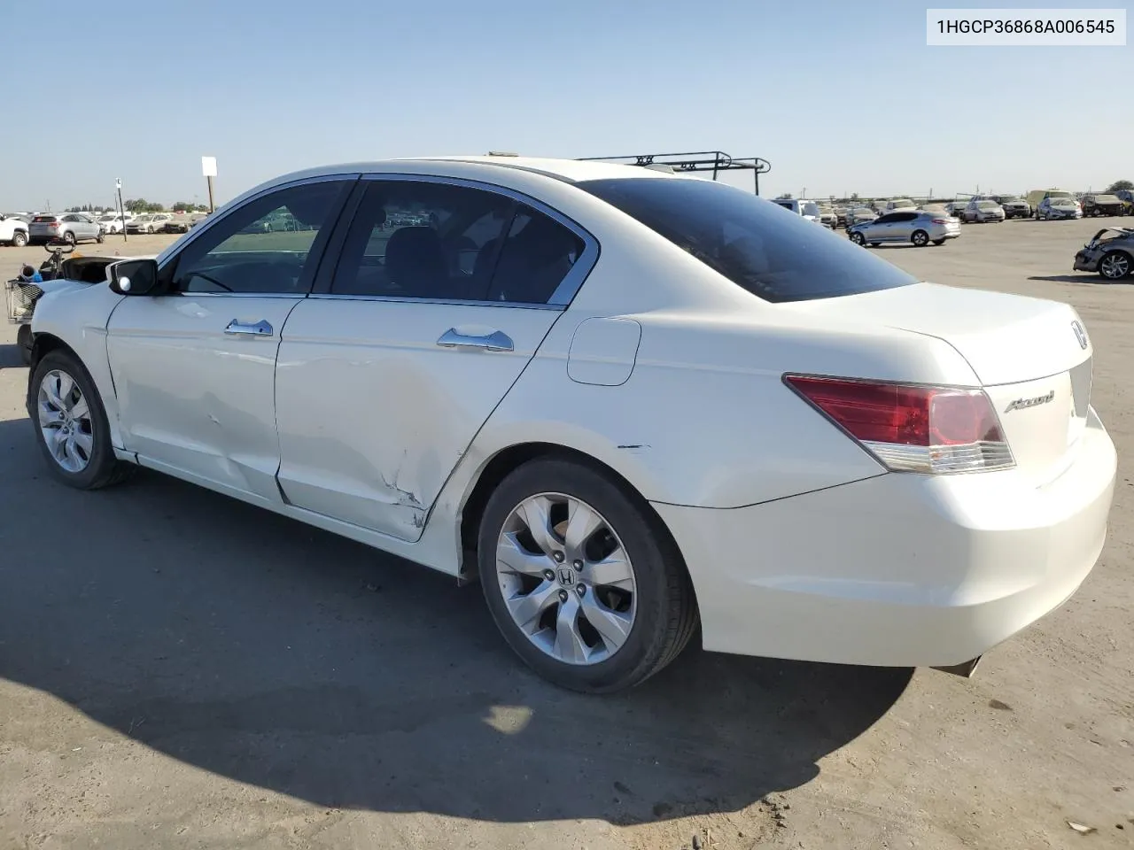 2008 Honda Accord Exl VIN: 1HGCP36868A006545 Lot: 68747384