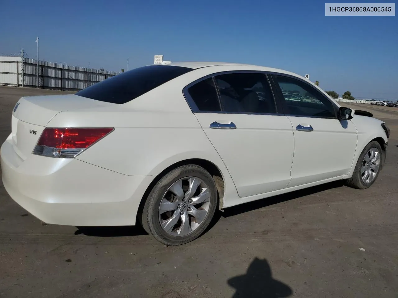 2008 Honda Accord Exl VIN: 1HGCP36868A006545 Lot: 68747384