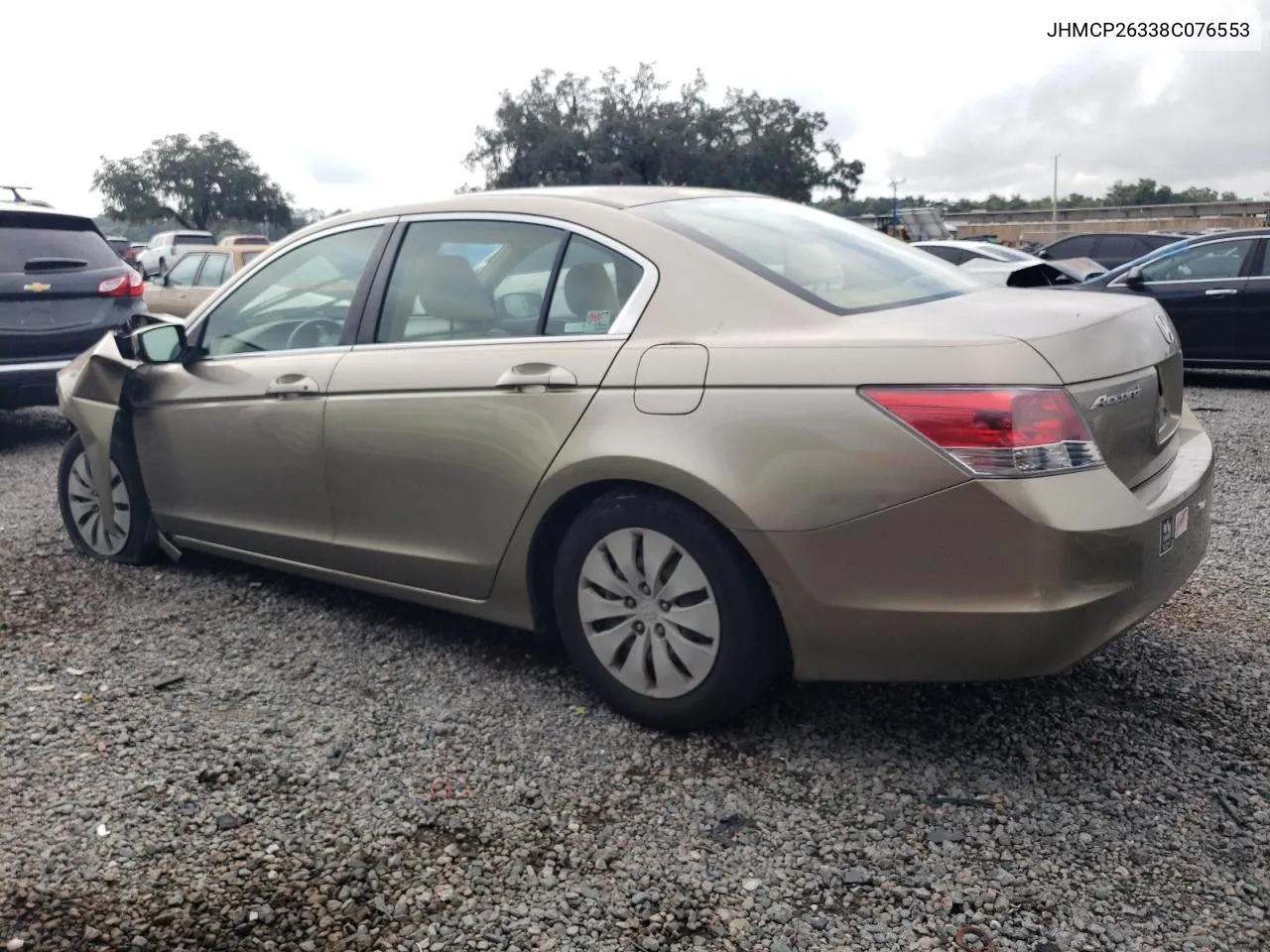 2008 Honda Accord Lx VIN: JHMCP26338C076553 Lot: 70223594