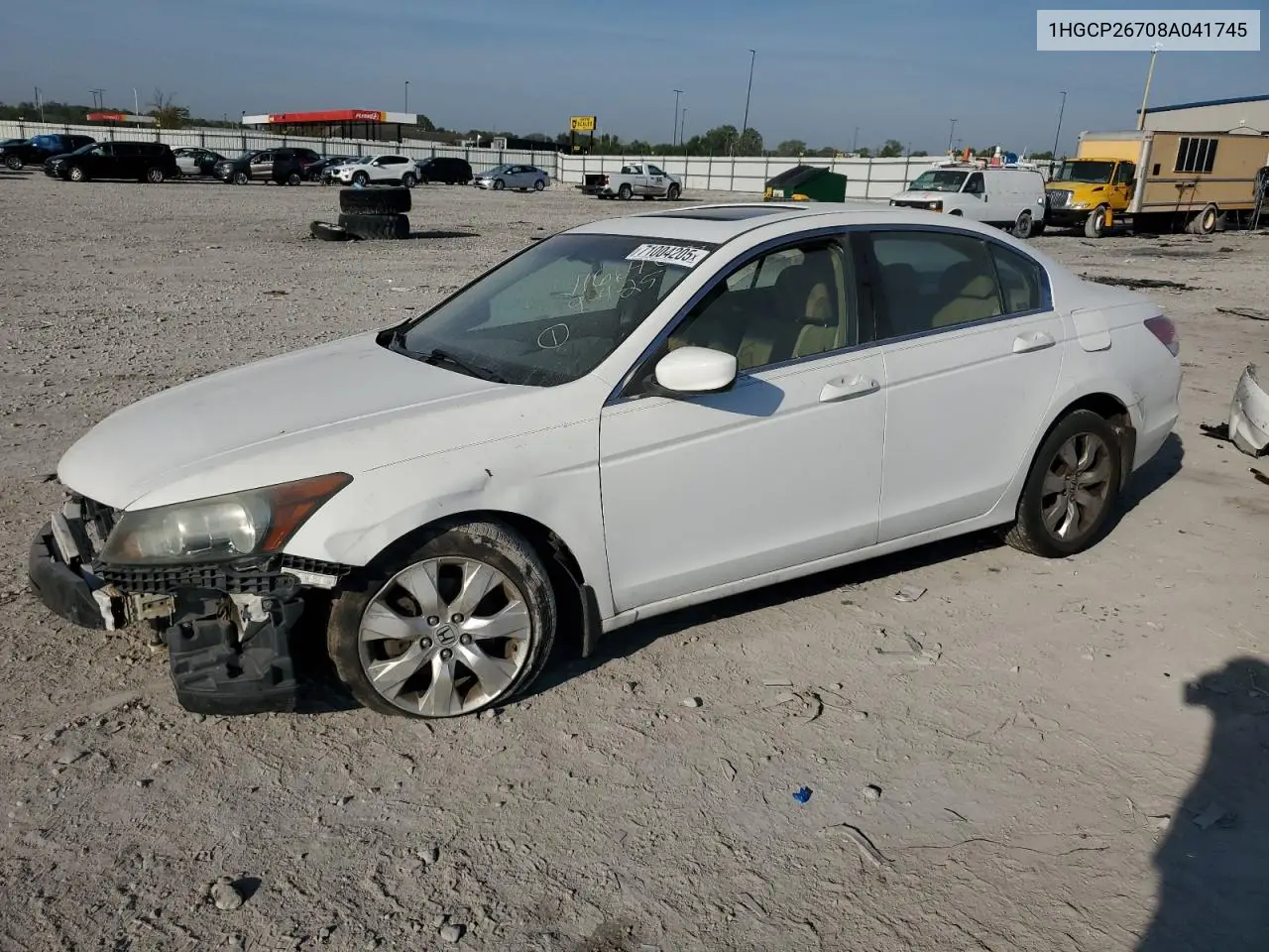 1HGCP26708A041745 2008 Honda Accord Ex