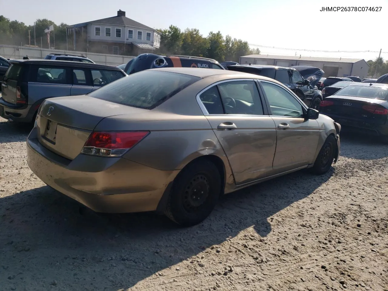 2008 Honda Accord Lx VIN: JHMCP26378C074627 Lot: 71160674