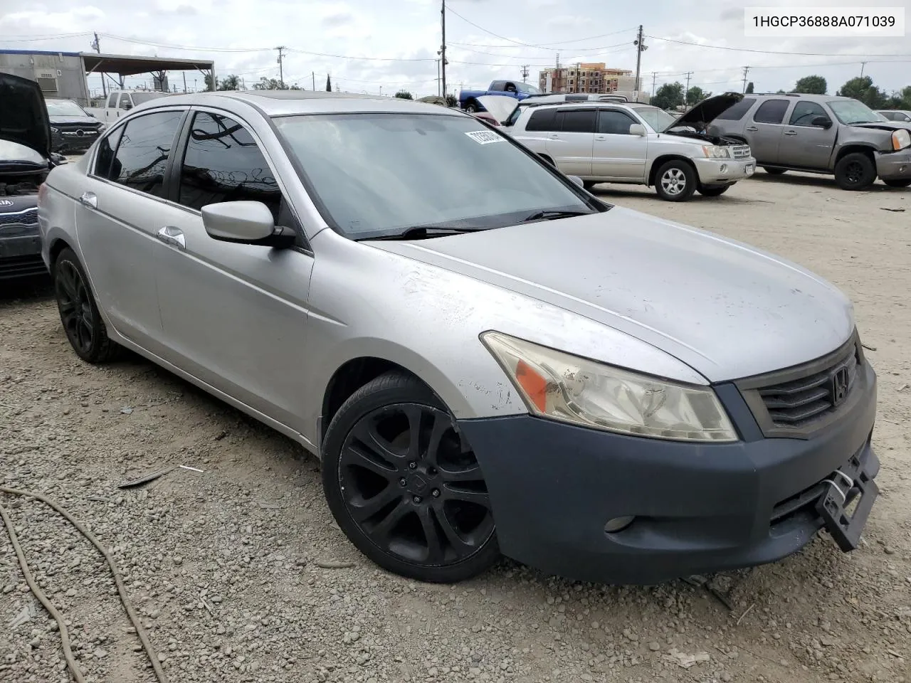 2008 Honda Accord Exl VIN: 1HGCP36888A071039 Lot: 72358784