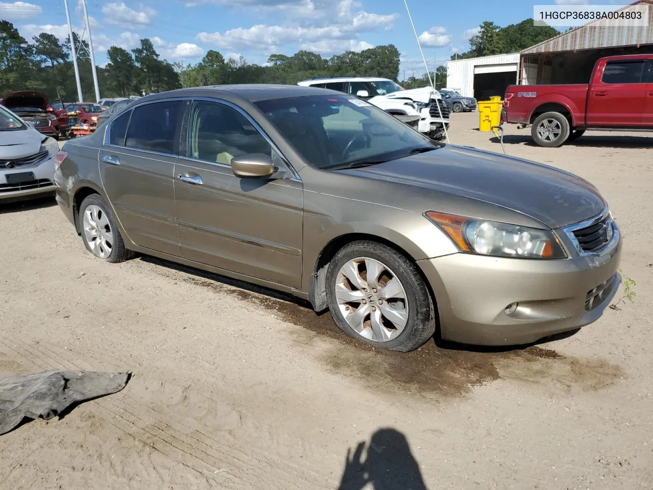 2008 Honda Accord Exl VIN: 1HGCP36838A004803 Lot: 73418694