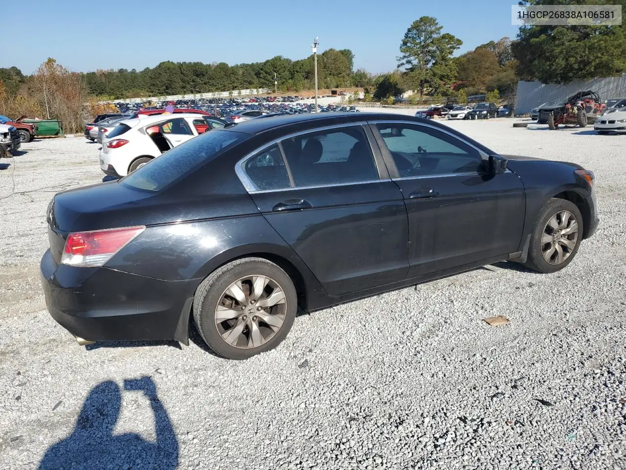 1HGCP26838A106581 2008 Honda Accord Exl