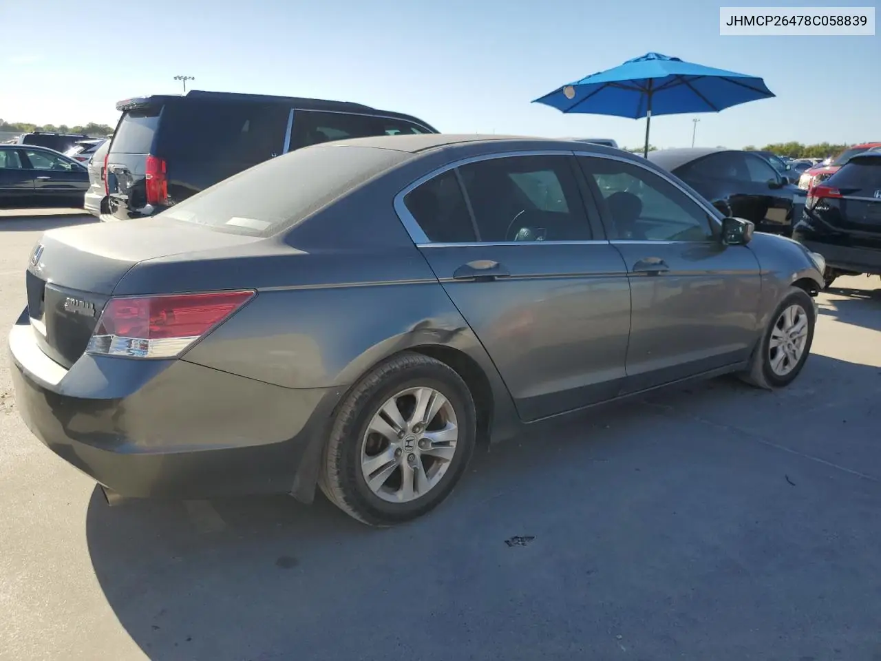 JHMCP26478C058839 2008 Honda Accord Lxp