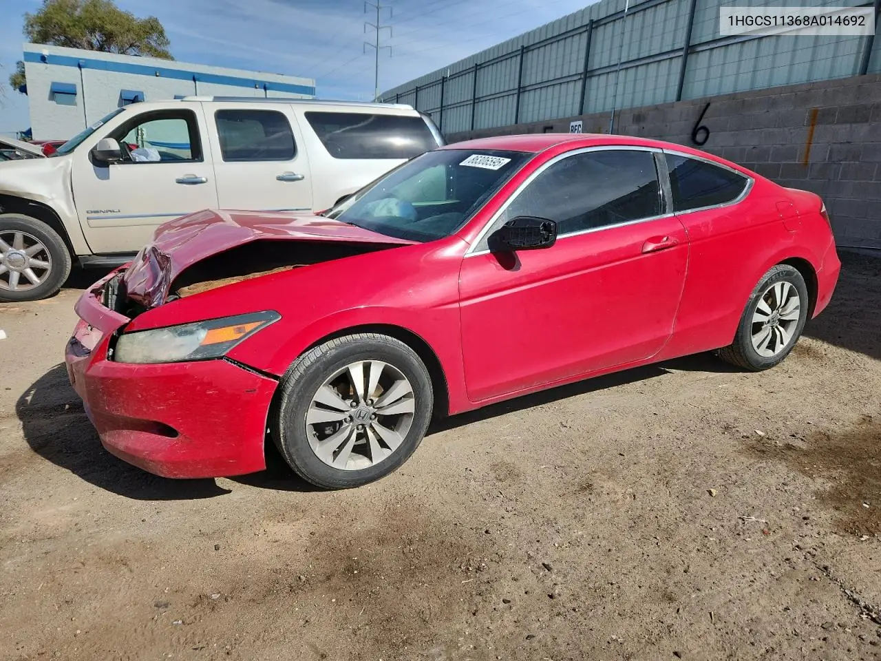 1HGCS11368A014692 2008 Honda Accord Lx-S