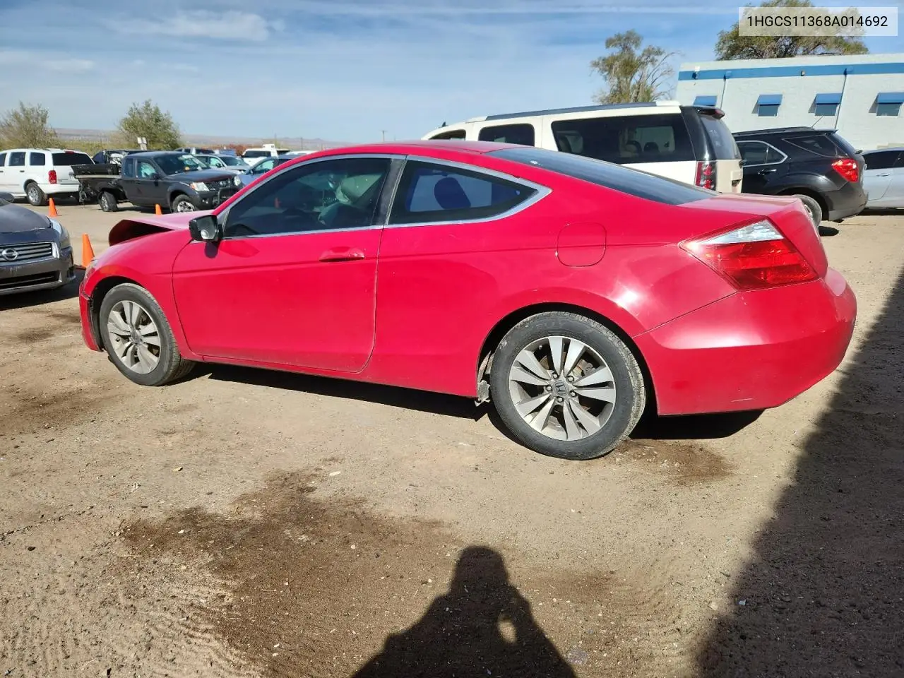 1HGCS11368A014692 2008 Honda Accord Lx-S