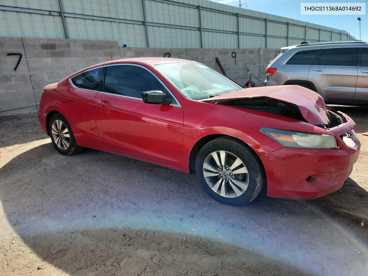 1HGCS11368A014692 2008 Honda Accord Lx-S