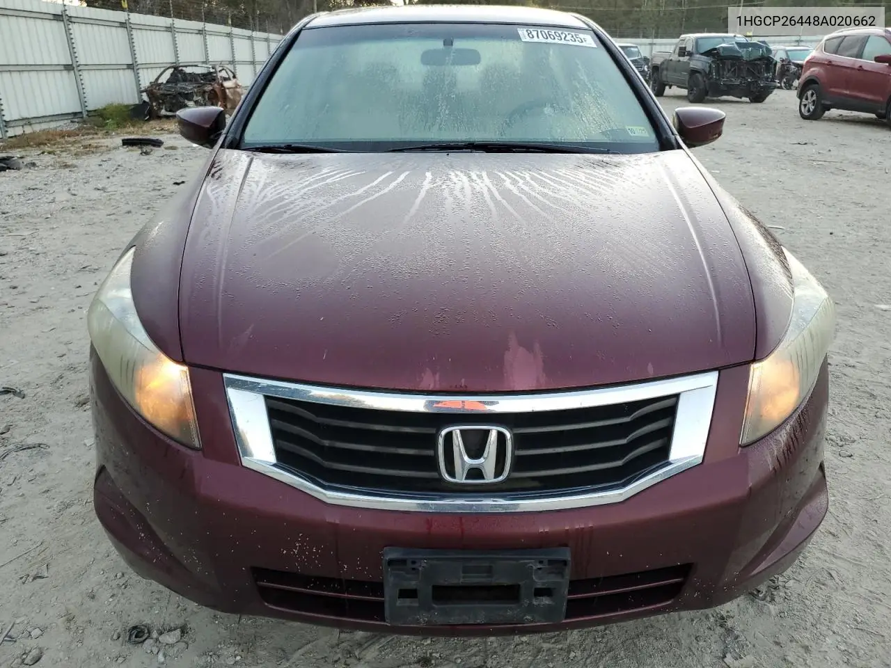 1HGCP26448A020662 2008 Honda Accord Lxp