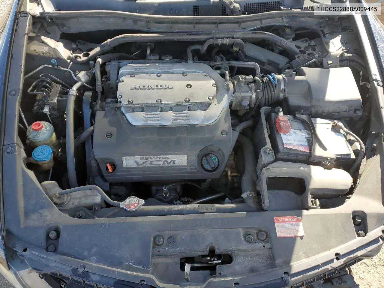 1HGCS22888A009445 2008 Honda Accord Exl