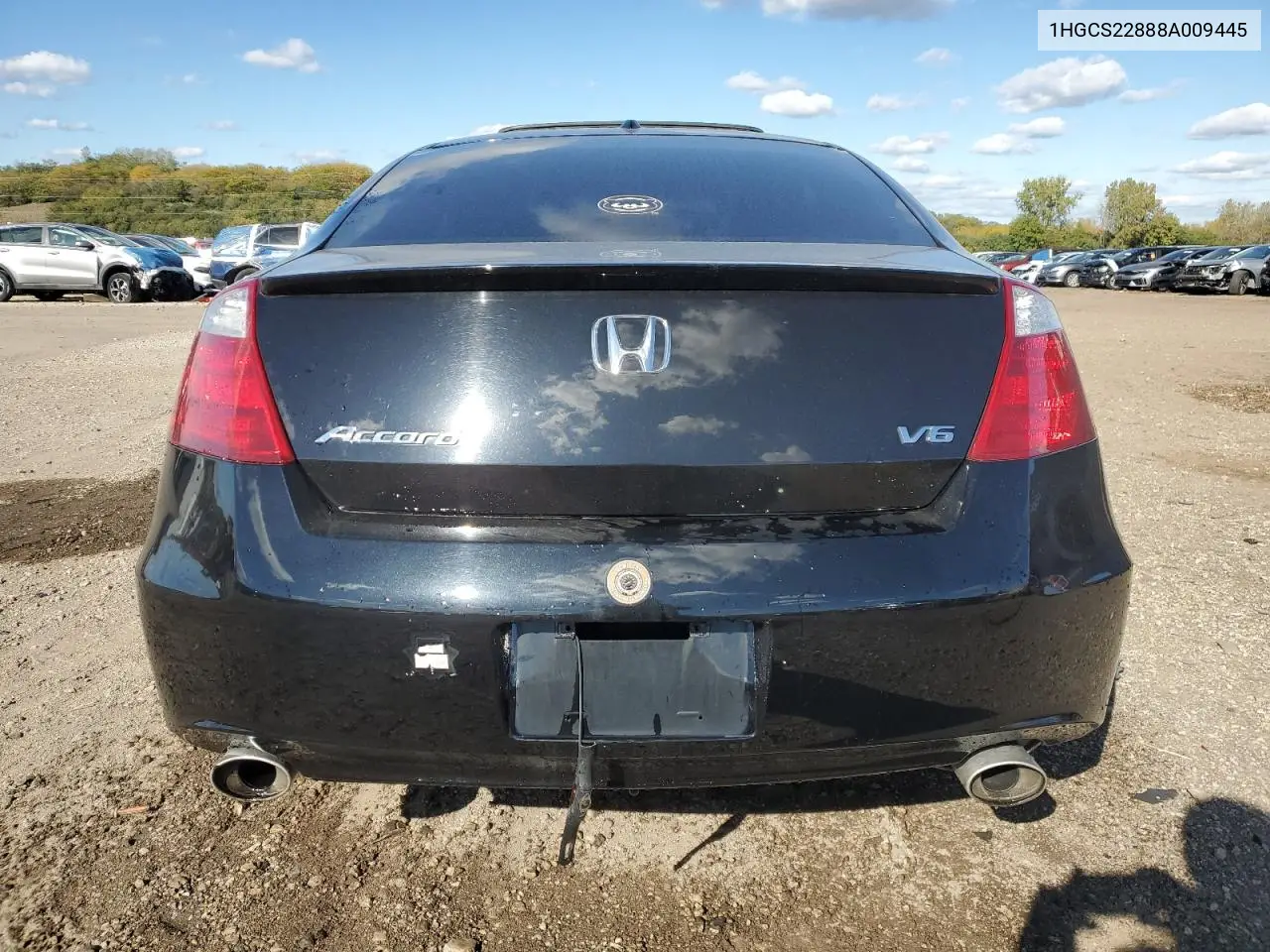 1HGCS22888A009445 2008 Honda Accord Exl