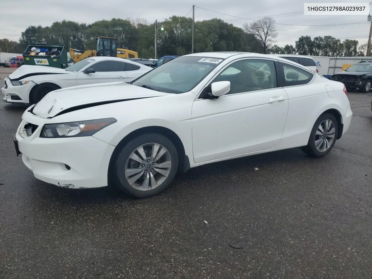 1HGCS12798A023937 2008 Honda Accord Ex