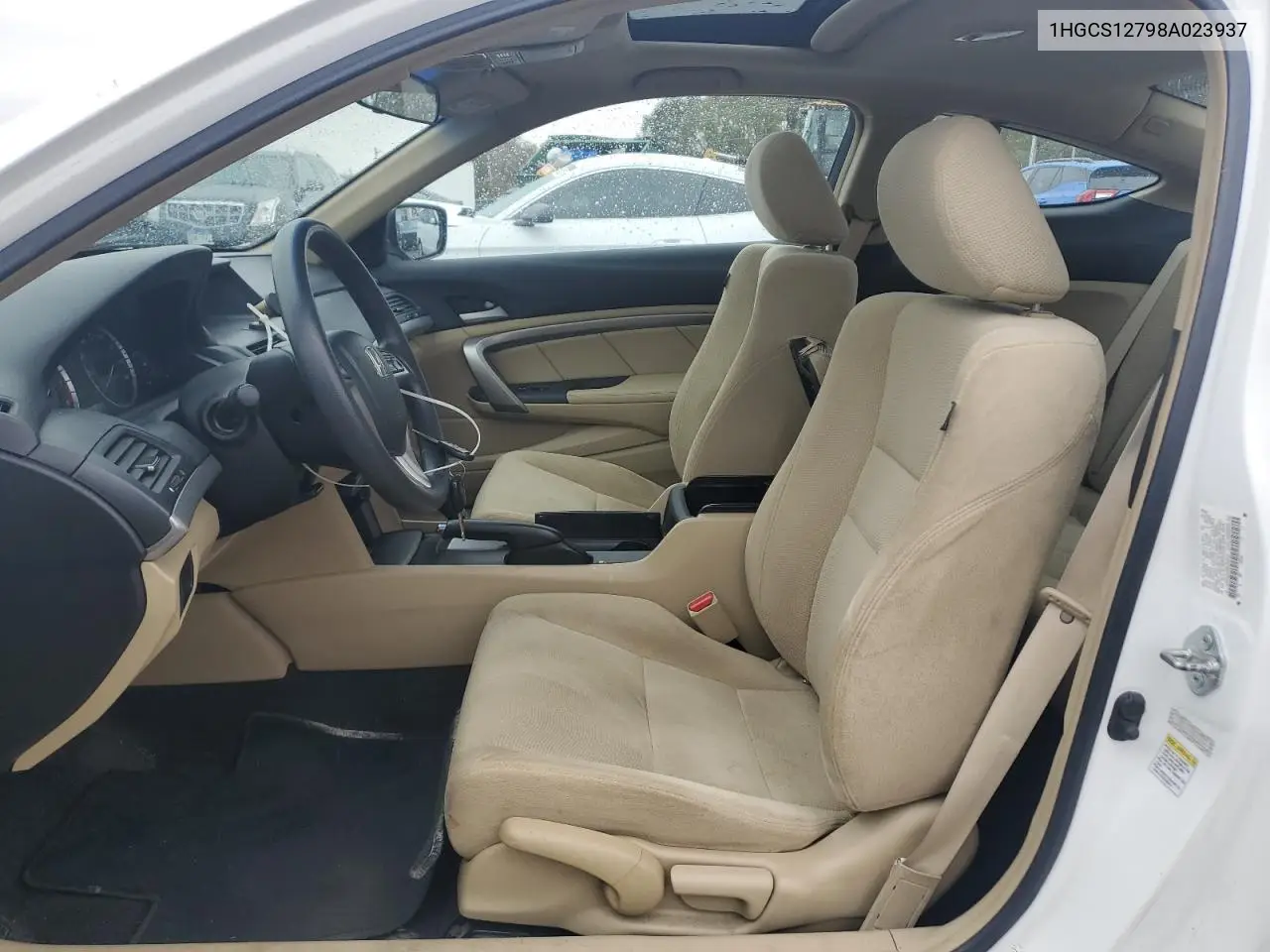 1HGCS12798A023937 2008 Honda Accord Ex