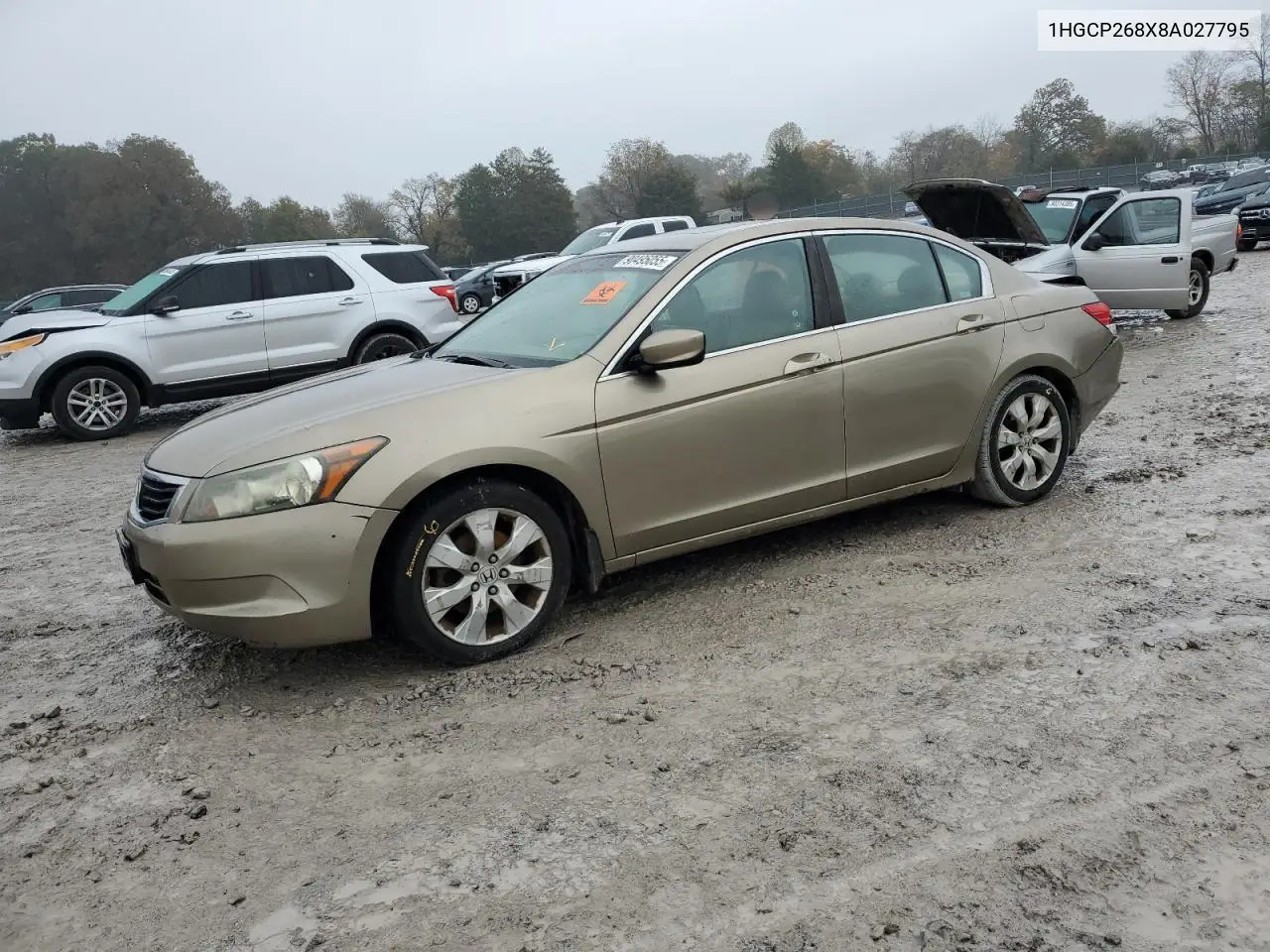 1HGCP268X8A027795 2008 Honda Accord Exl