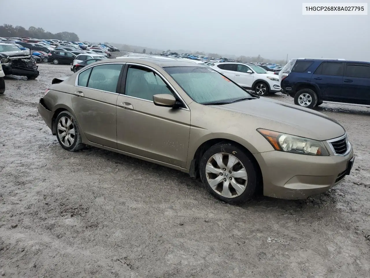 1HGCP268X8A027795 2008 Honda Accord Exl