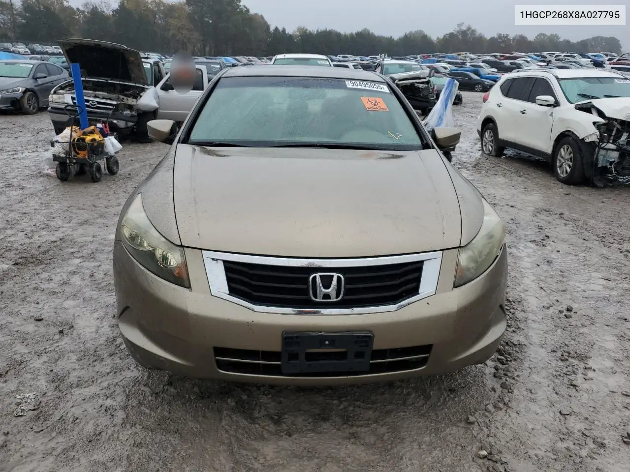 1HGCP268X8A027795 2008 Honda Accord Exl