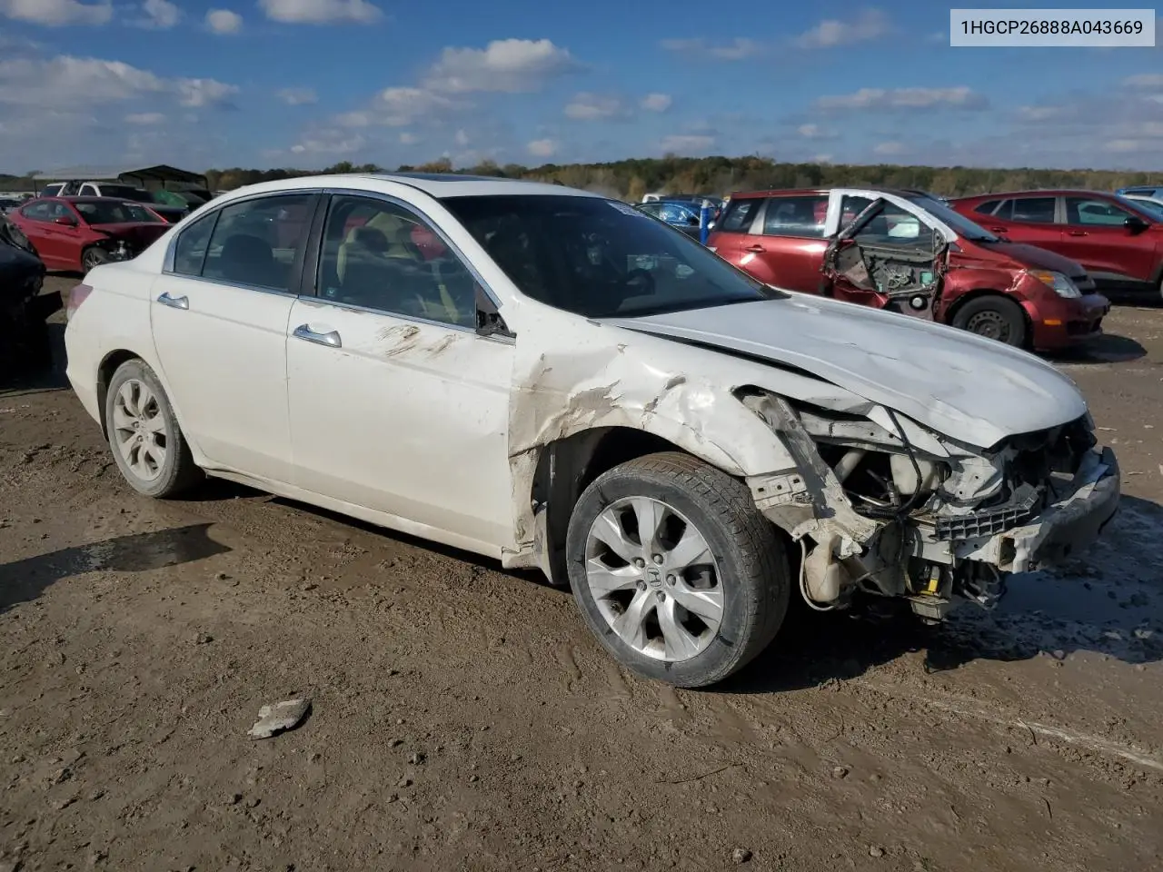 1HGCP26888A043669 2008 Honda Accord Exl