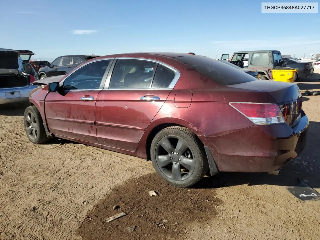 1HGCP36848A027717 2008 Honda Accord Exl