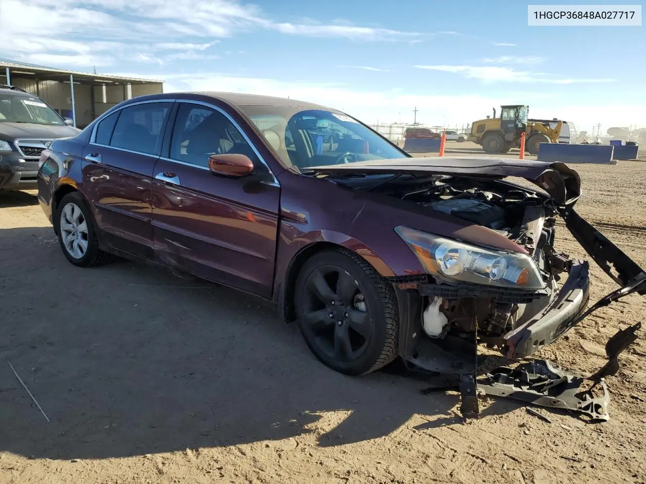 1HGCP36848A027717 2008 Honda Accord Exl