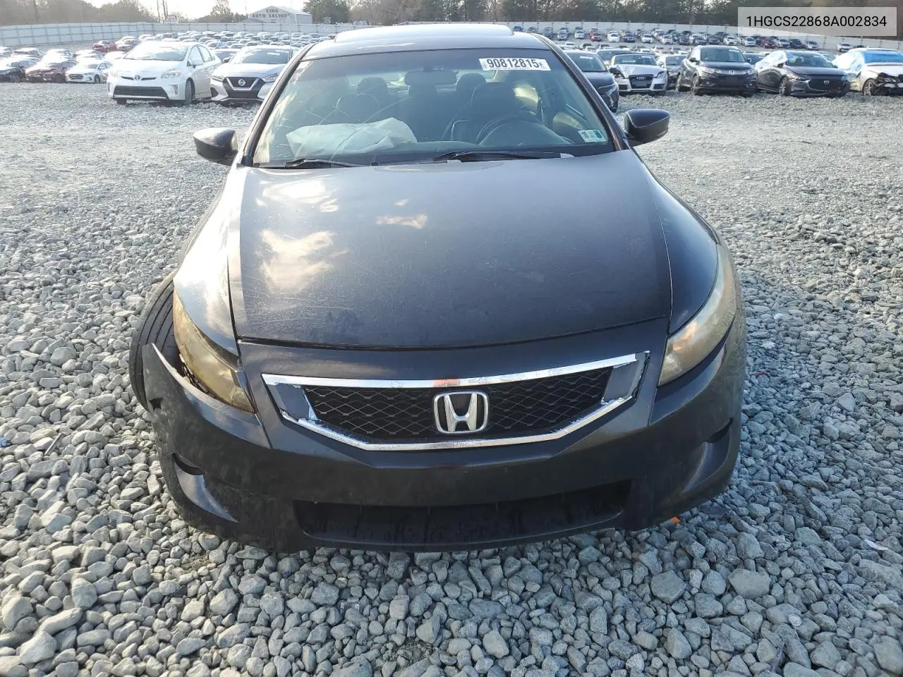 1HGCS22868A002834 2008 Honda Accord Exl