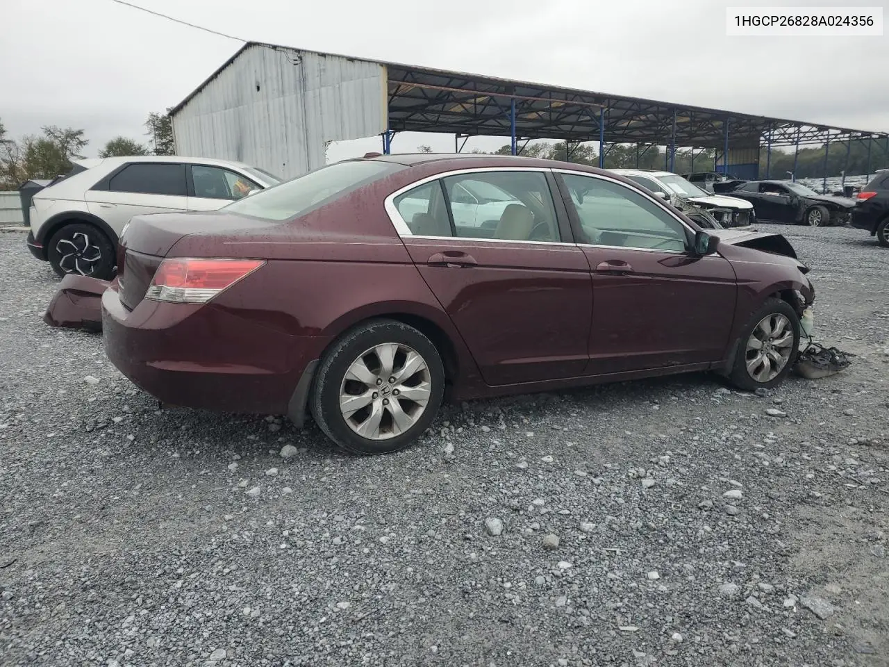 1HGCP26828A024356 2008 Honda Accord Exl
