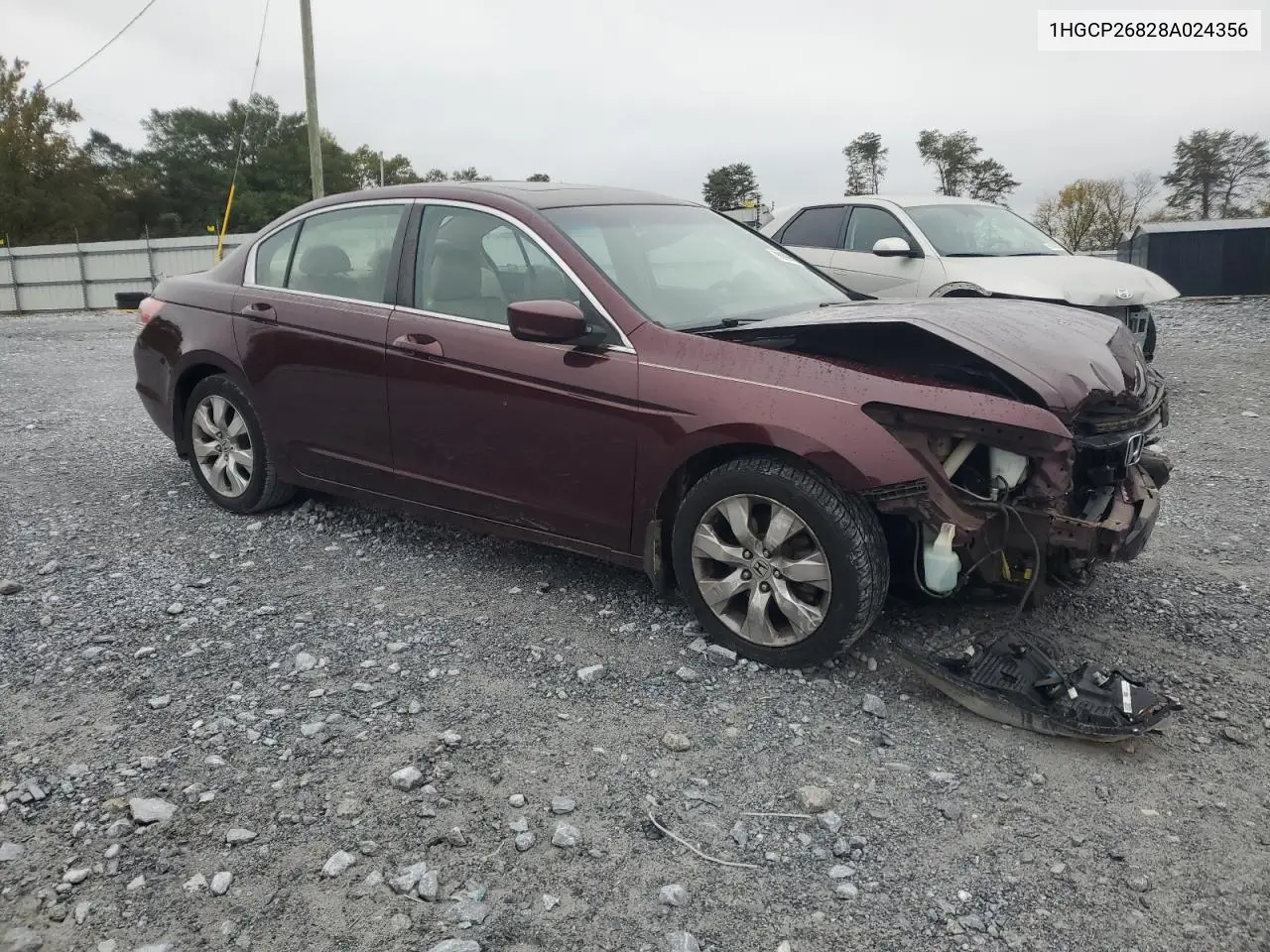 1HGCP26828A024356 2008 Honda Accord Exl