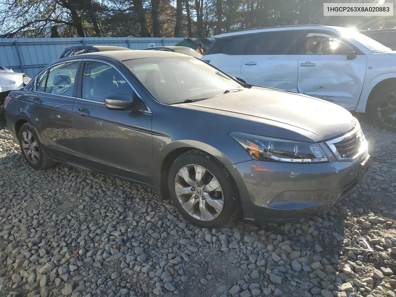 1HGCP263X8A020883 2008 Honda Accord Lx