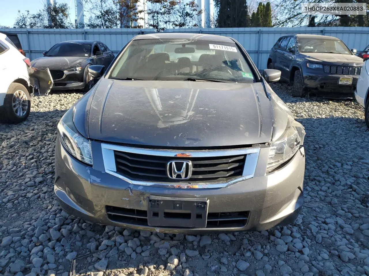 1HGCP263X8A020883 2008 Honda Accord Lx