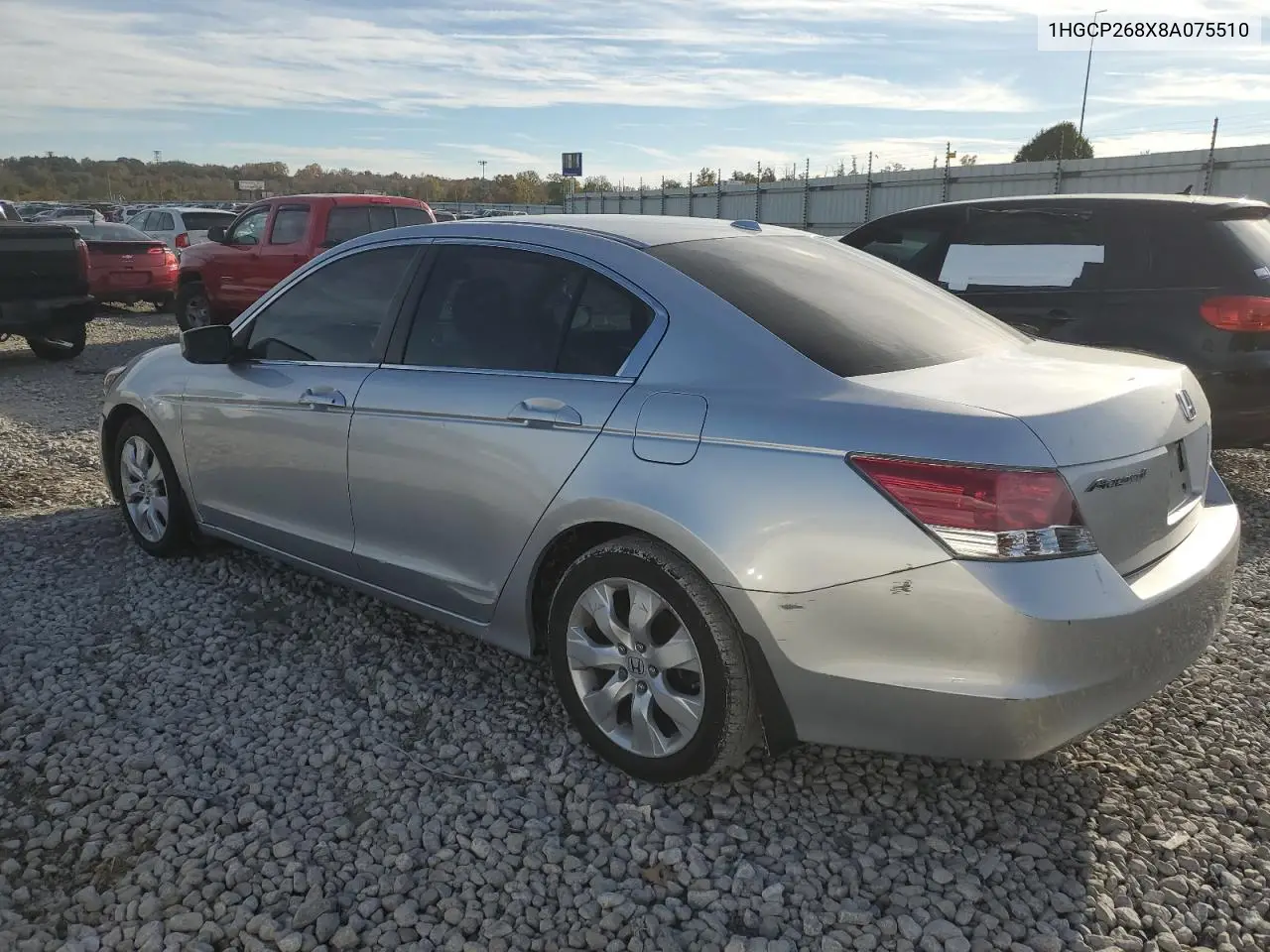 1HGCP268X8A075510 2008 Honda Accord Exl